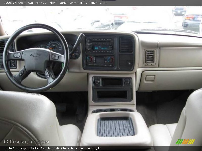 Dark Blue Metallic / Tan/Neutral 2006 Chevrolet Avalanche Z71 4x4