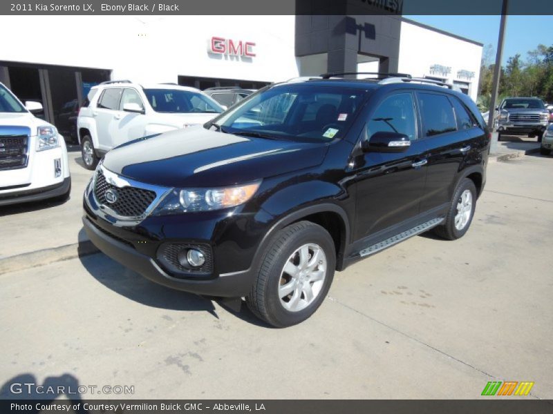 Ebony Black / Black 2011 Kia Sorento LX