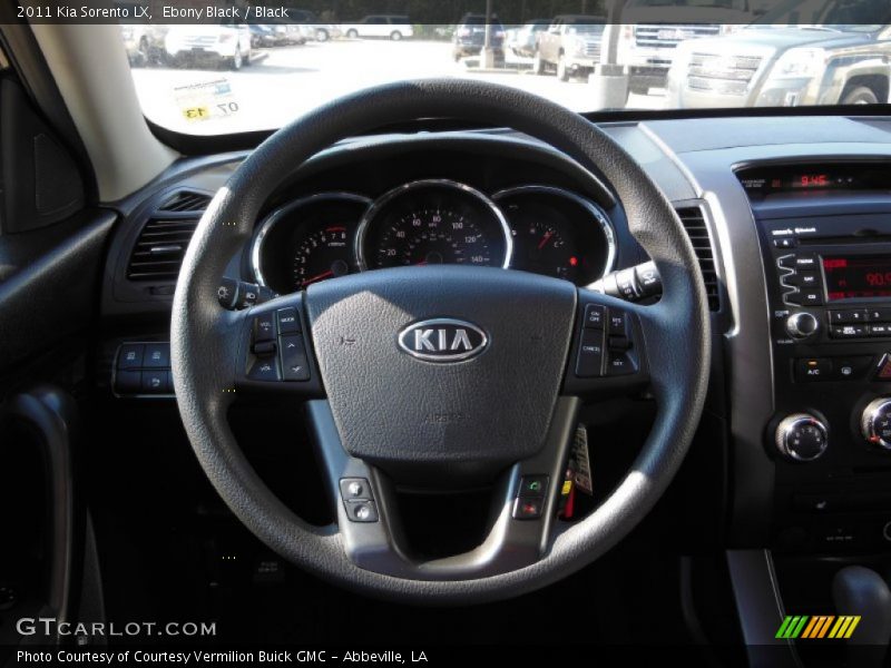 Ebony Black / Black 2011 Kia Sorento LX