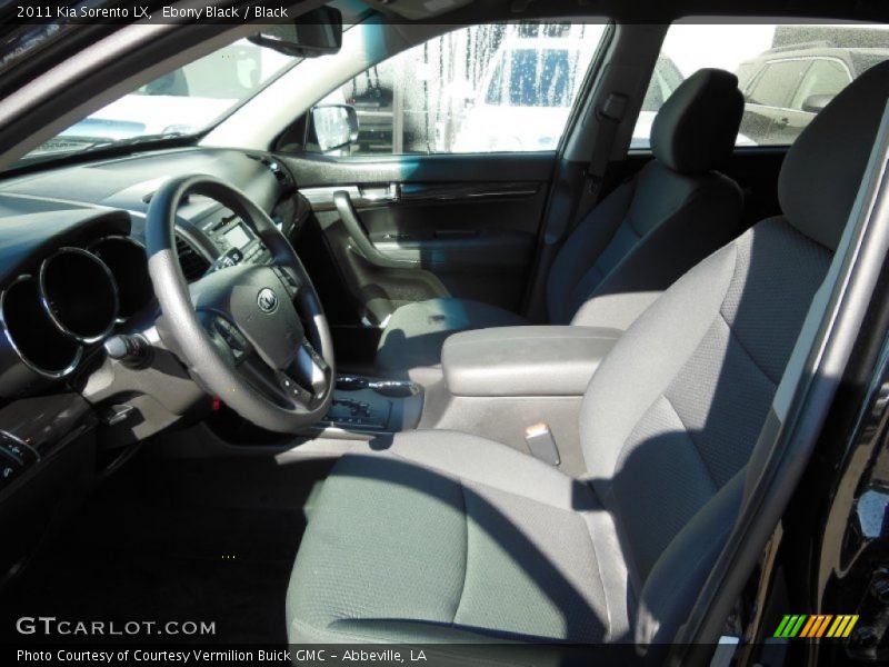 Ebony Black / Black 2011 Kia Sorento LX