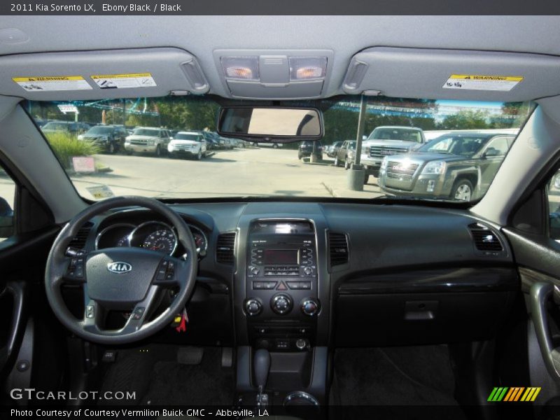 Ebony Black / Black 2011 Kia Sorento LX