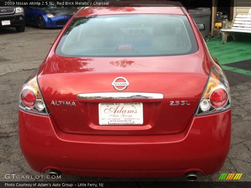 Red Brick Metallic / Charcoal 2009 Nissan Altima 2.5 SL
