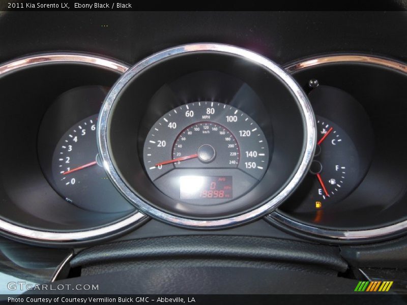 Ebony Black / Black 2011 Kia Sorento LX