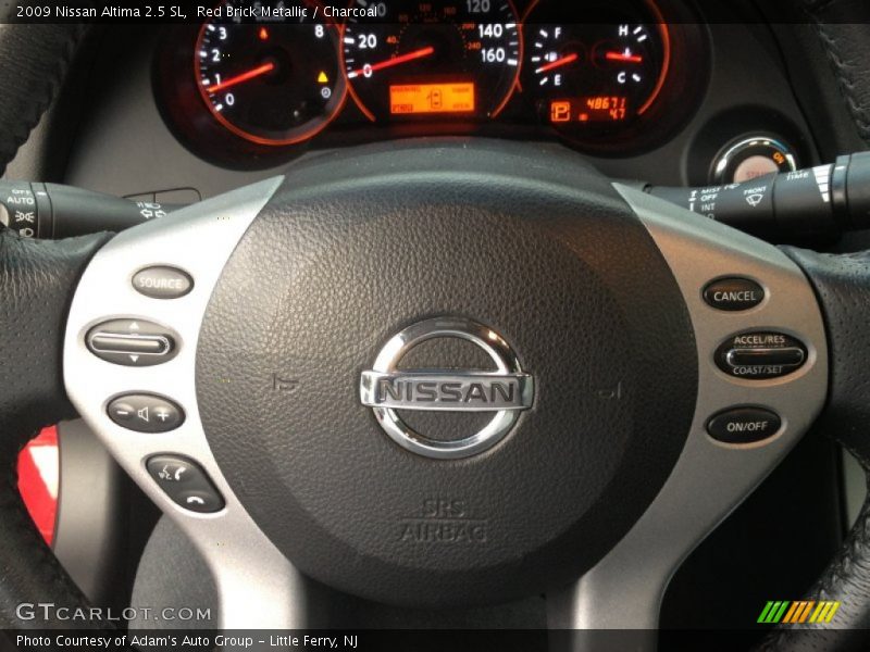 Red Brick Metallic / Charcoal 2009 Nissan Altima 2.5 SL