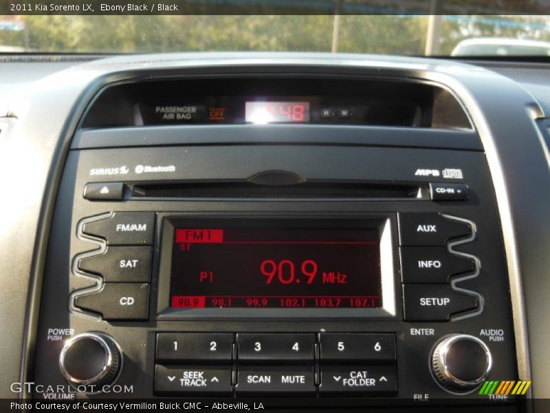 Ebony Black / Black 2011 Kia Sorento LX