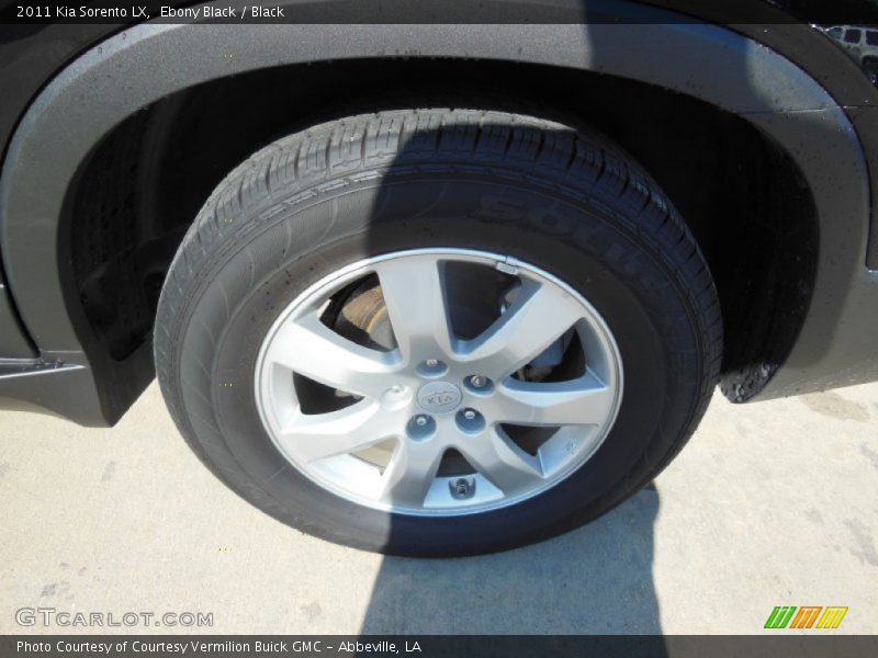 Ebony Black / Black 2011 Kia Sorento LX