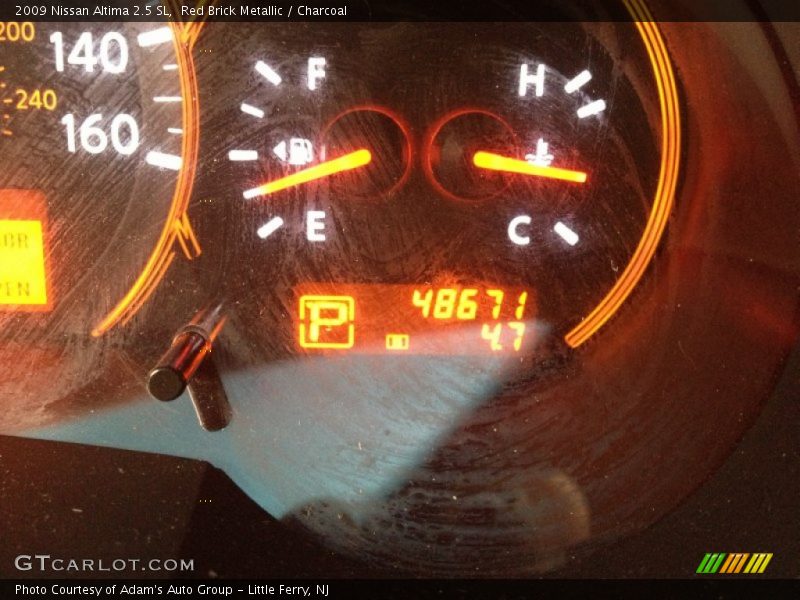 Red Brick Metallic / Charcoal 2009 Nissan Altima 2.5 SL