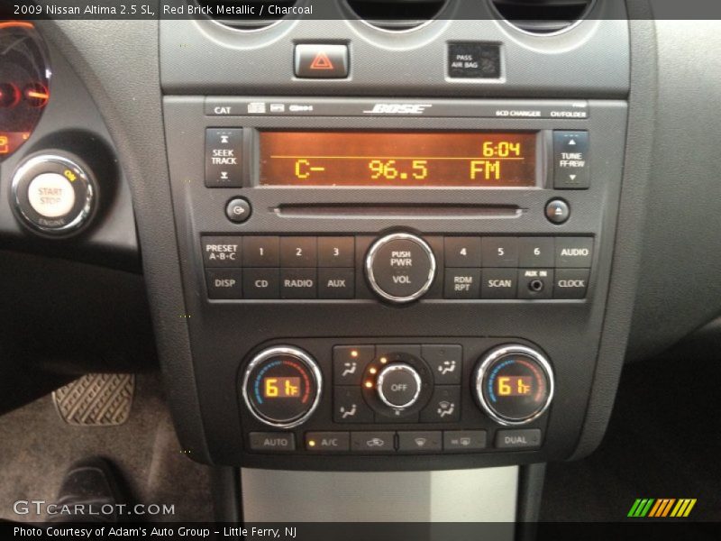 Red Brick Metallic / Charcoal 2009 Nissan Altima 2.5 SL