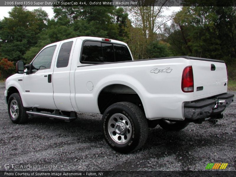 Oxford White / Medium Flint 2006 Ford F350 Super Duty XLT SuperCab 4x4