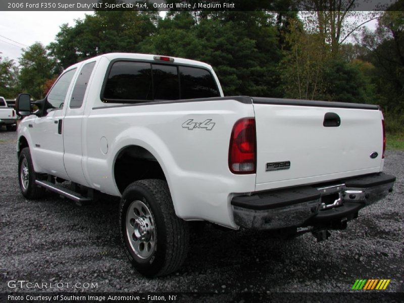 Oxford White / Medium Flint 2006 Ford F350 Super Duty XLT SuperCab 4x4