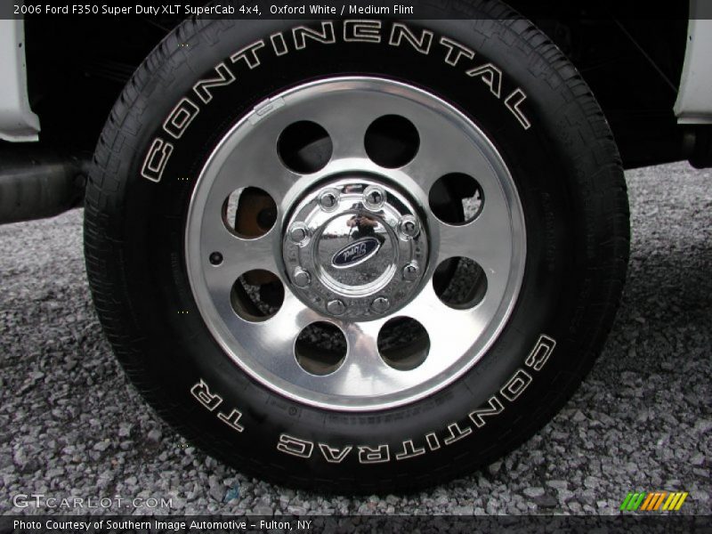Oxford White / Medium Flint 2006 Ford F350 Super Duty XLT SuperCab 4x4