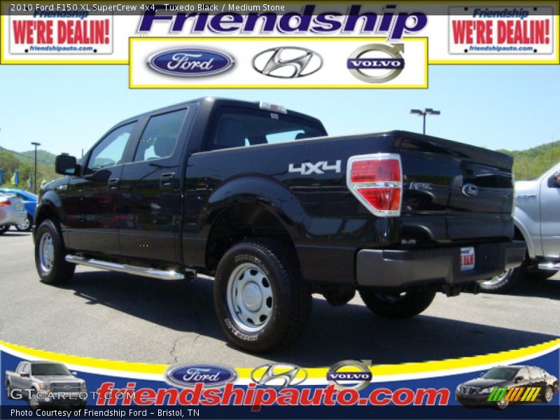 Tuxedo Black / Medium Stone 2010 Ford F150 XL SuperCrew 4x4