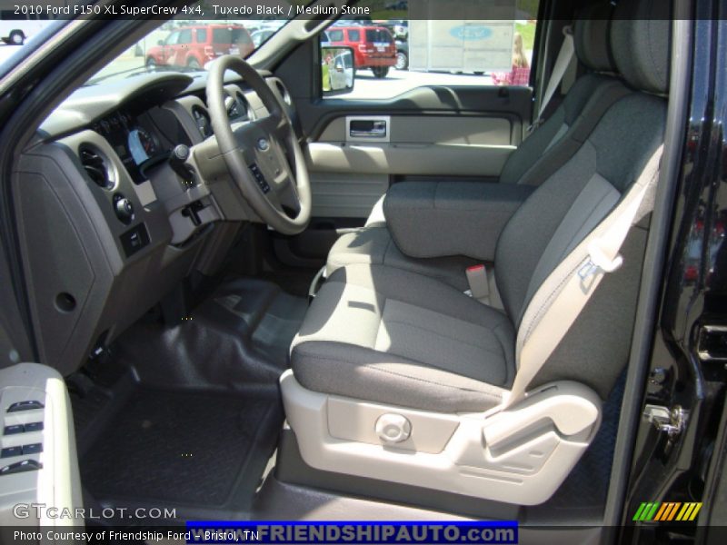 Tuxedo Black / Medium Stone 2010 Ford F150 XL SuperCrew 4x4