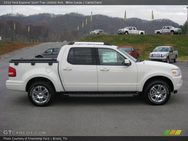 White Suede / Camel/Sand 2010 Ford Explorer Sport Trac Limited 4x4