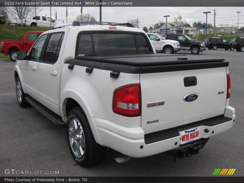 White Suede / Camel/Sand 2010 Ford Explorer Sport Trac Limited 4x4