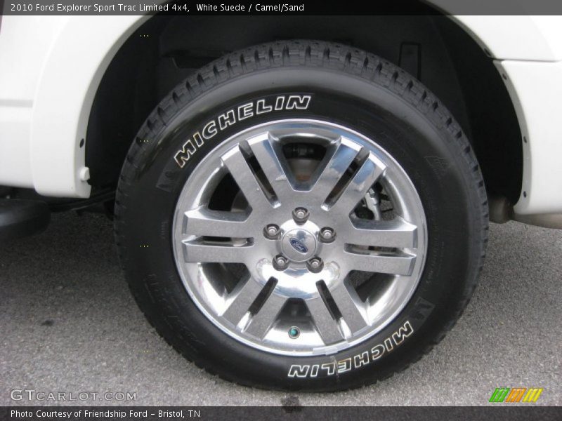 White Suede / Camel/Sand 2010 Ford Explorer Sport Trac Limited 4x4