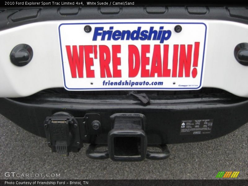 White Suede / Camel/Sand 2010 Ford Explorer Sport Trac Limited 4x4