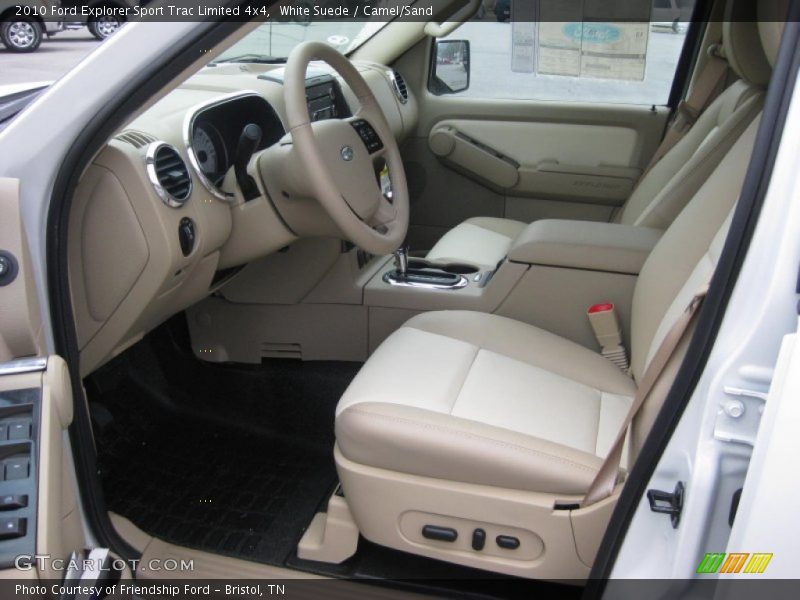 White Suede / Camel/Sand 2010 Ford Explorer Sport Trac Limited 4x4