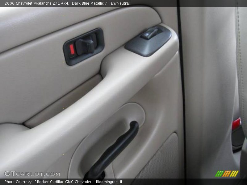 Dark Blue Metallic / Tan/Neutral 2006 Chevrolet Avalanche Z71 4x4