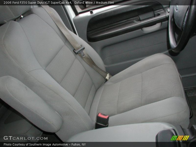 Oxford White / Medium Flint 2006 Ford F350 Super Duty XLT SuperCab 4x4