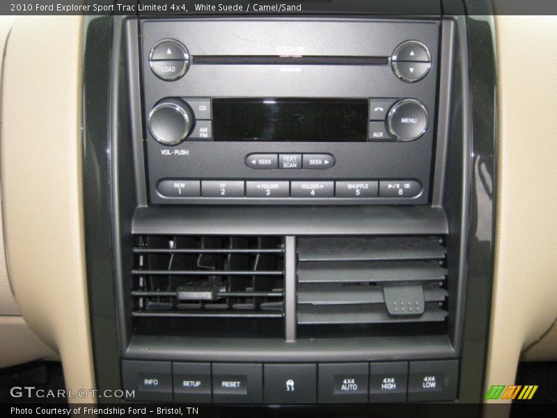 White Suede / Camel/Sand 2010 Ford Explorer Sport Trac Limited 4x4