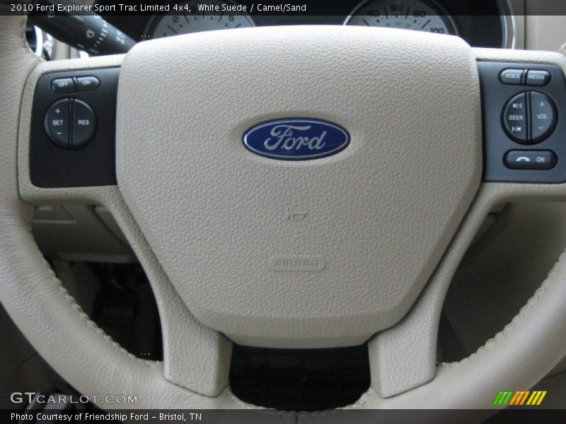 White Suede / Camel/Sand 2010 Ford Explorer Sport Trac Limited 4x4