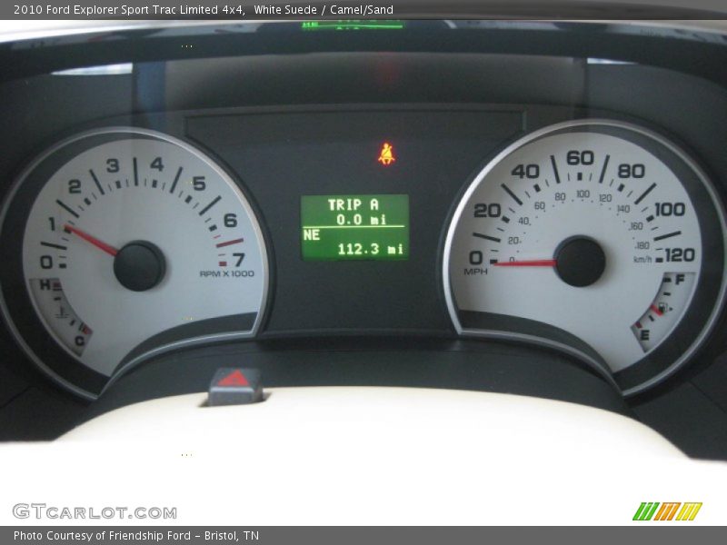 White Suede / Camel/Sand 2010 Ford Explorer Sport Trac Limited 4x4