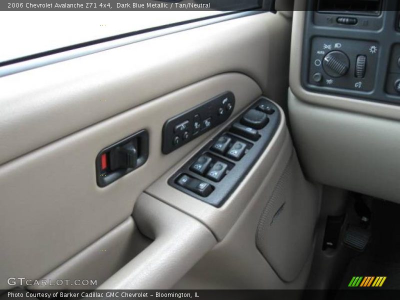 Dark Blue Metallic / Tan/Neutral 2006 Chevrolet Avalanche Z71 4x4