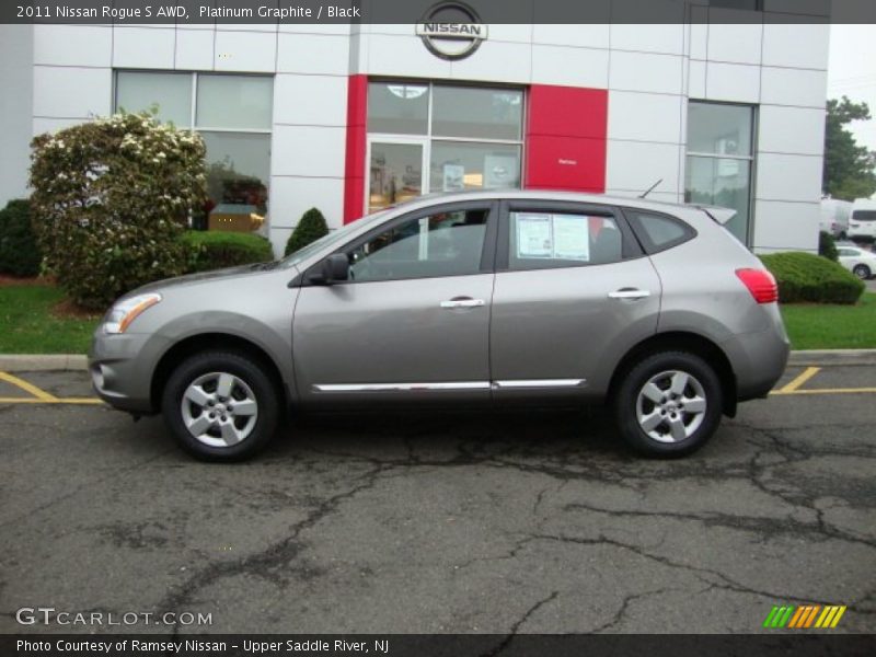 Platinum Graphite / Black 2011 Nissan Rogue S AWD