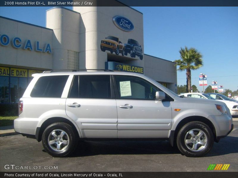Billet Silver Metallic / Gray 2008 Honda Pilot EX-L