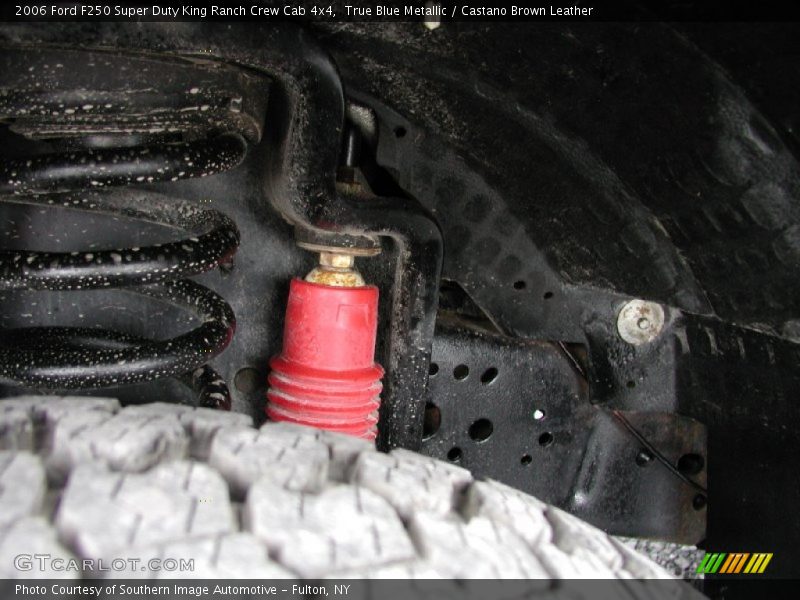 True Blue Metallic / Castano Brown Leather 2006 Ford F250 Super Duty King Ranch Crew Cab 4x4