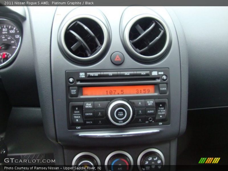 Platinum Graphite / Black 2011 Nissan Rogue S AWD
