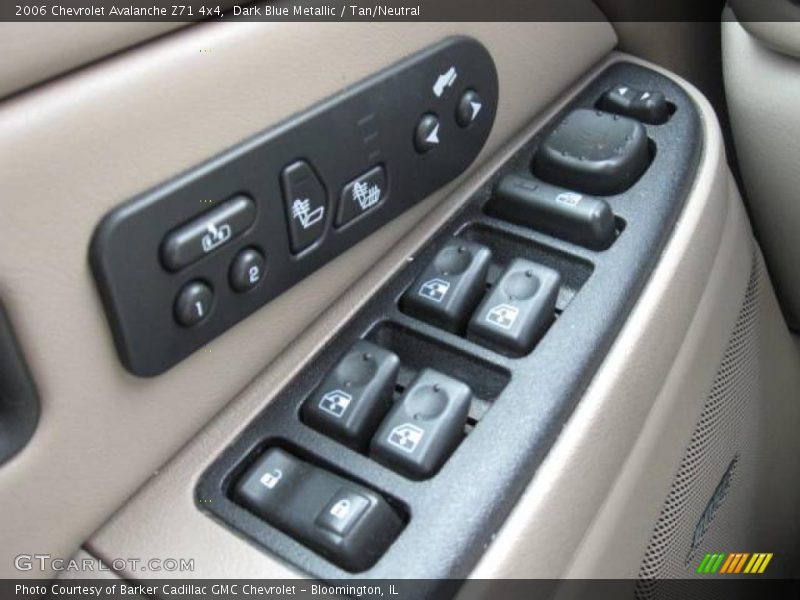 Dark Blue Metallic / Tan/Neutral 2006 Chevrolet Avalanche Z71 4x4