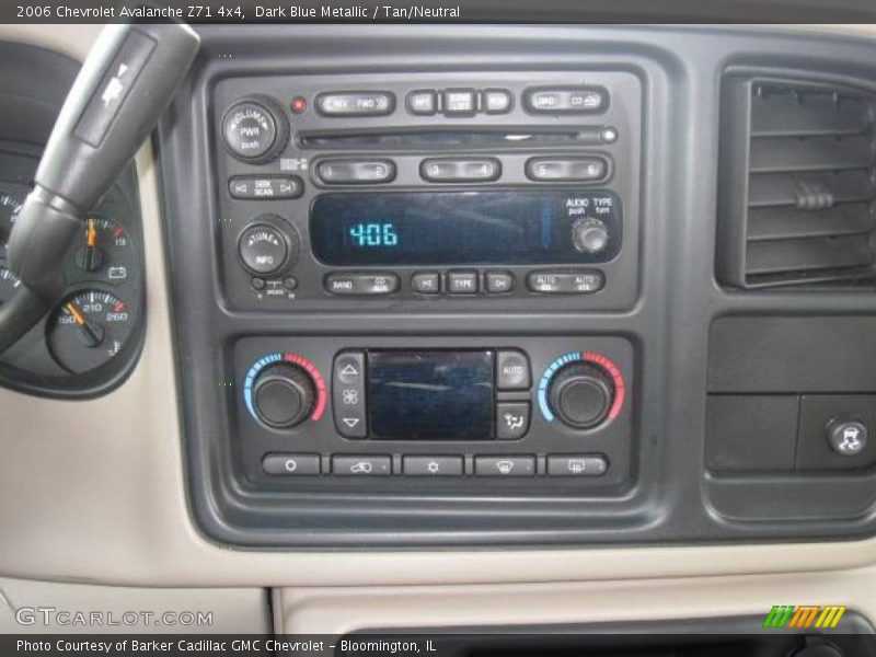 Dark Blue Metallic / Tan/Neutral 2006 Chevrolet Avalanche Z71 4x4
