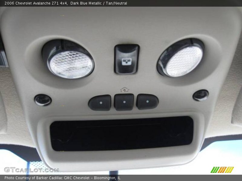 Dark Blue Metallic / Tan/Neutral 2006 Chevrolet Avalanche Z71 4x4
