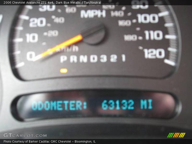 Dark Blue Metallic / Tan/Neutral 2006 Chevrolet Avalanche Z71 4x4