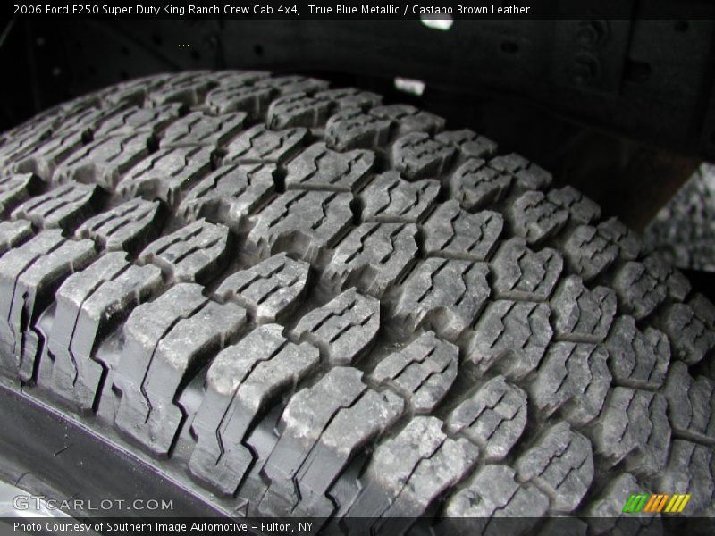 True Blue Metallic / Castano Brown Leather 2006 Ford F250 Super Duty King Ranch Crew Cab 4x4