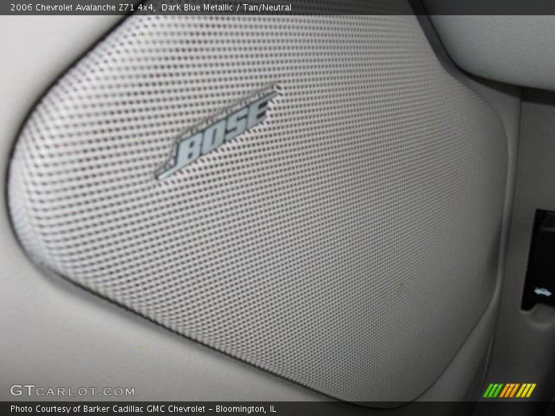 Dark Blue Metallic / Tan/Neutral 2006 Chevrolet Avalanche Z71 4x4