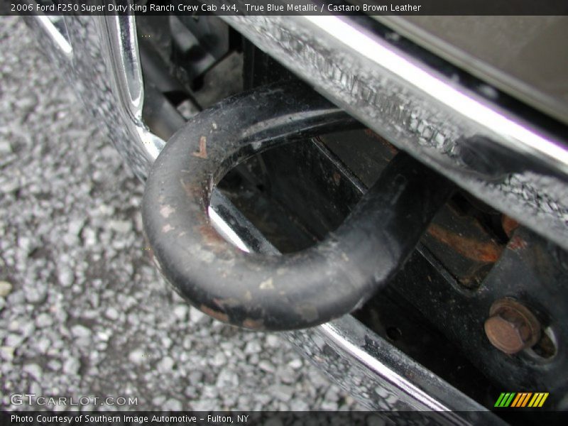 True Blue Metallic / Castano Brown Leather 2006 Ford F250 Super Duty King Ranch Crew Cab 4x4