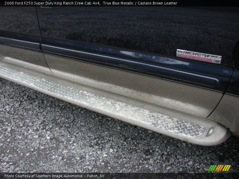 True Blue Metallic / Castano Brown Leather 2006 Ford F250 Super Duty King Ranch Crew Cab 4x4