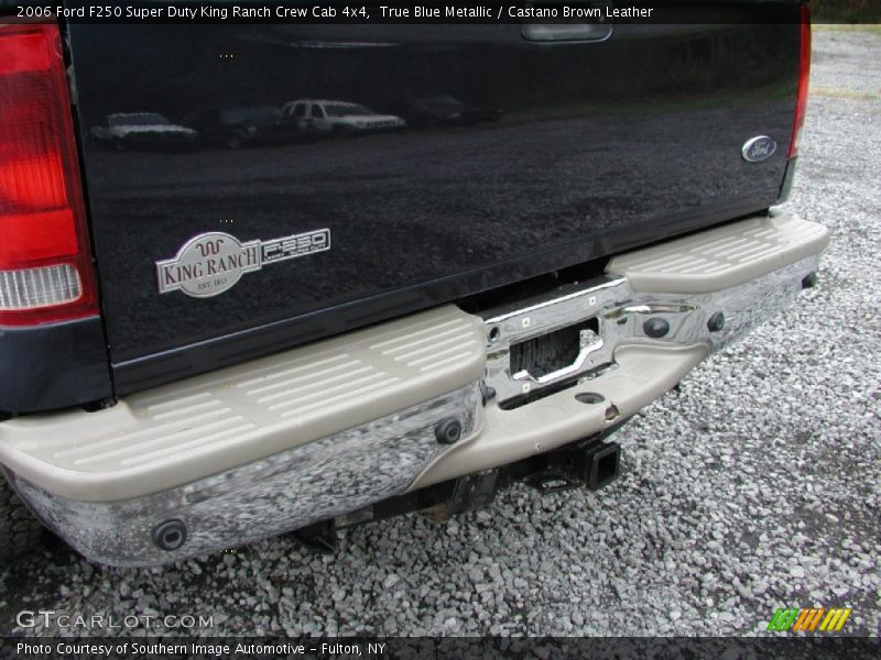 True Blue Metallic / Castano Brown Leather 2006 Ford F250 Super Duty King Ranch Crew Cab 4x4