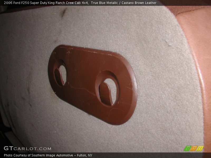 True Blue Metallic / Castano Brown Leather 2006 Ford F250 Super Duty King Ranch Crew Cab 4x4