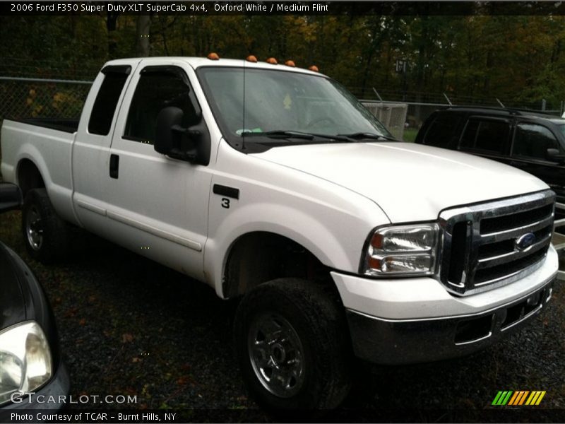 Oxford White / Medium Flint 2006 Ford F350 Super Duty XLT SuperCab 4x4