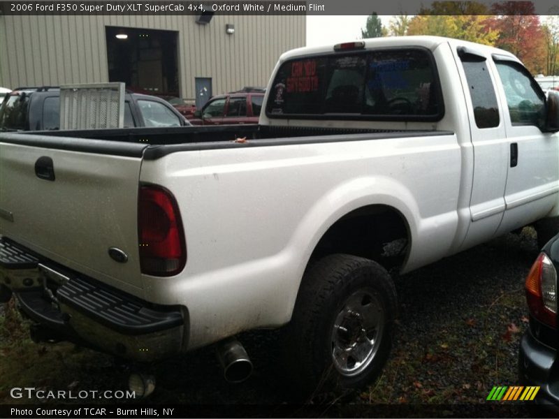 Oxford White / Medium Flint 2006 Ford F350 Super Duty XLT SuperCab 4x4