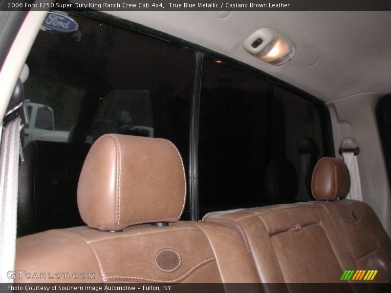 True Blue Metallic / Castano Brown Leather 2006 Ford F250 Super Duty King Ranch Crew Cab 4x4