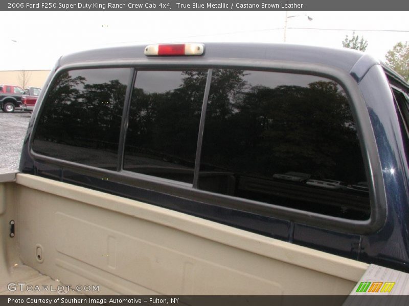 True Blue Metallic / Castano Brown Leather 2006 Ford F250 Super Duty King Ranch Crew Cab 4x4