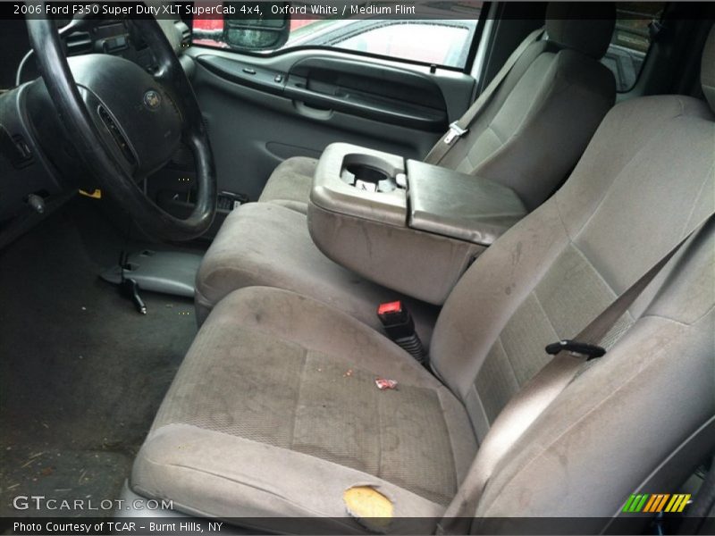Oxford White / Medium Flint 2006 Ford F350 Super Duty XLT SuperCab 4x4