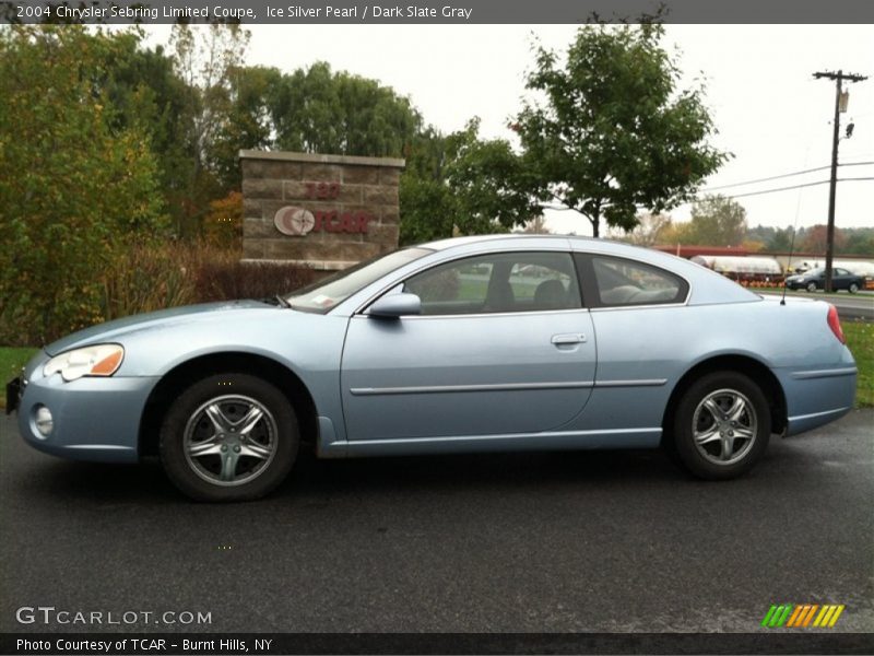 Ice Silver Pearl / Dark Slate Gray 2004 Chrysler Sebring Limited Coupe