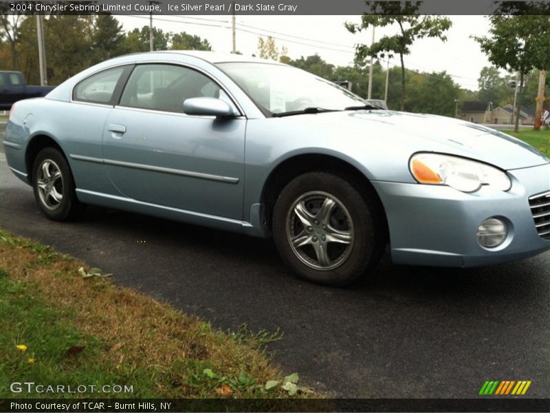 Ice Silver Pearl / Dark Slate Gray 2004 Chrysler Sebring Limited Coupe