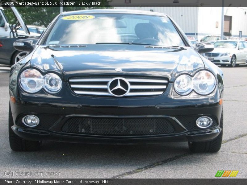 Black / Black 2008 Mercedes-Benz SL 550 Roadster